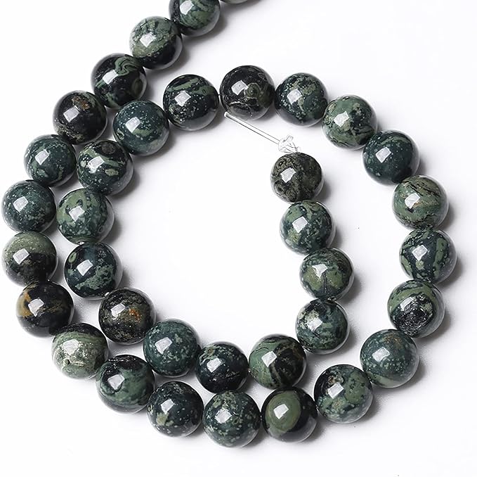 4mm 90pcs Natural Kambaba Jasper Beads Round Loose Energy Healing Stone Beads for Jewelry Making DIY Bracelet 15 Inch (Kambaba Jasper, 4mm)