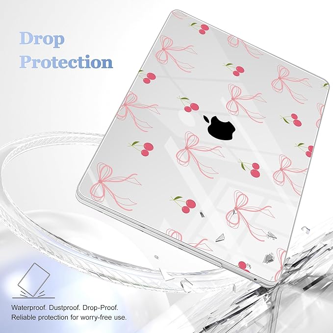 May Chen for MacBook Pro 13 inch Case 2022 2021 2020 Release A2338 M2 M1 A2289 A2251, Plastic Crystal Hard Shell Case Cover for MacBook Pro 13 inch Touch Bar Fits Touch ID, Bow
