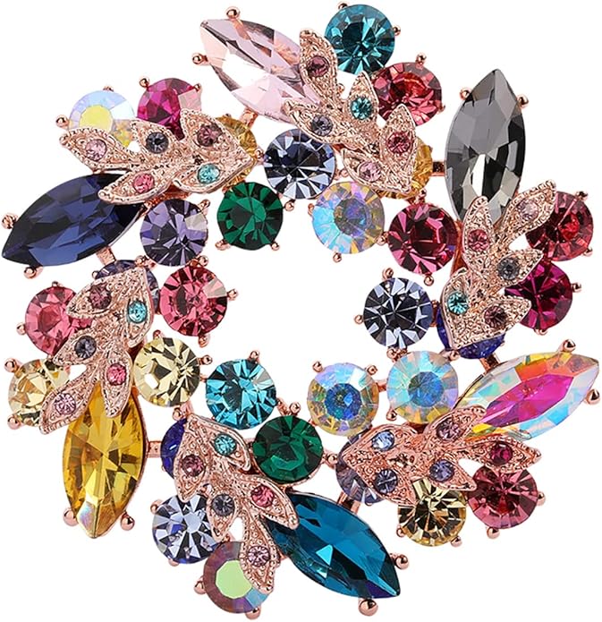 Brooch Pins For Women Fashion, Flower Brooches Jewelry For Women Floral Series Brooches And Pins Designer Lady's Costume