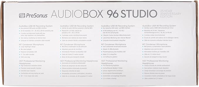 PreSonus AudioBox USB 96 Studio with Studio One Pro Software