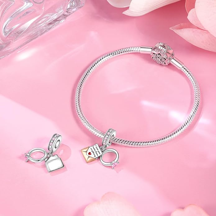 925 Sterling Silver Charms for Bracelets and Necklaces Charms for Women Fashion Jewelry for Women Friend and Mother
