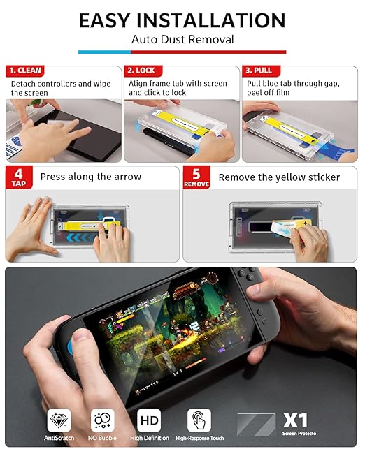 Switch 2 Accessories Bundle for Nintendo 17-in-1: 2 Pro Controllers, Dockable Carrying Case, Screen Protector, Thumb Grip for Joycon Console Protective Cover Shell Steering Wheel 2025 Switch2 Game Kit