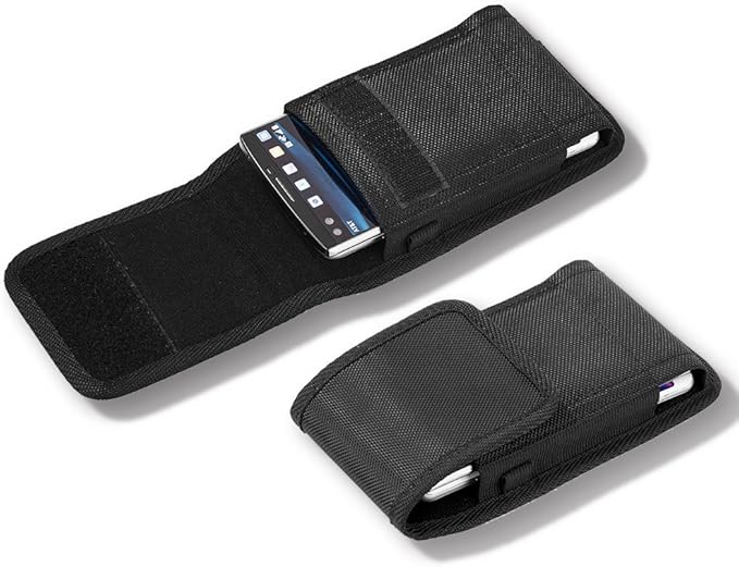 Cell Phone Holster for iPhone 16,16 Pro,16e,15,15 Pro,14,14 Pro 13,13 Pro 12,12 Pro,11 Galaxy S25 S24 S23 S22 Case with Belt Clip Phone Belt Holder Carrying Pouch Cover (Fits Otterbox Case on Case on)