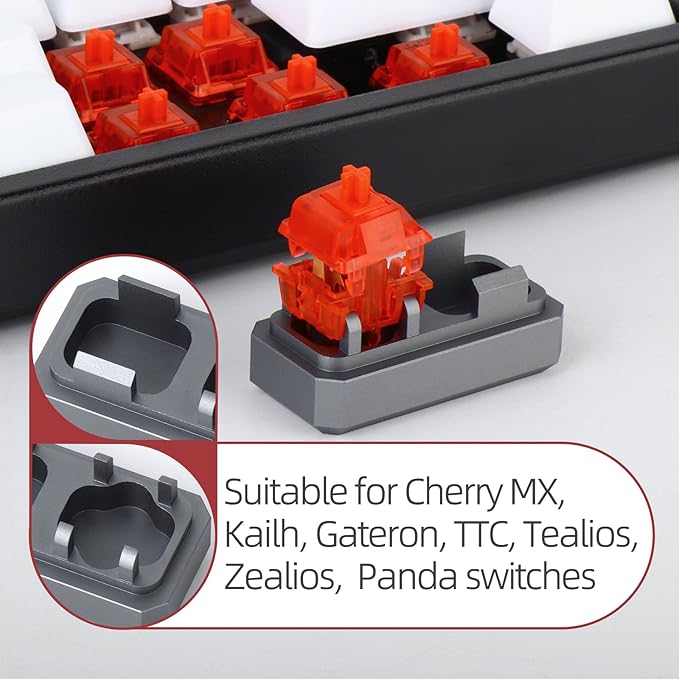YIMAGUJRX RUNJRX Switch Lube Kit GPL 205G0 0.53oz/15g, Switch Opener for MX Cherry Akko Panda Kailh Switch,Lube Brush for Keyboard Switches