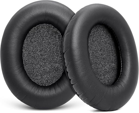 GVOEARS Premium Replacement Ear Pads for HyperX Cloud 1/2/3/Pro/Core/Alpha/Alpha S/Alpha Pro/Flight/Flight S/Stinger, CloudX Stinger Headset & More, Softer Protein Leather, High-Density Foam - Black