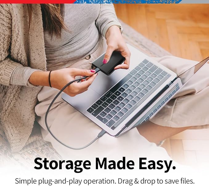 TOSHIBA Canvio Gaming 2TB & Basics 4TB Portable External Hard Drives for Playstation, Xbox, PC & Mac