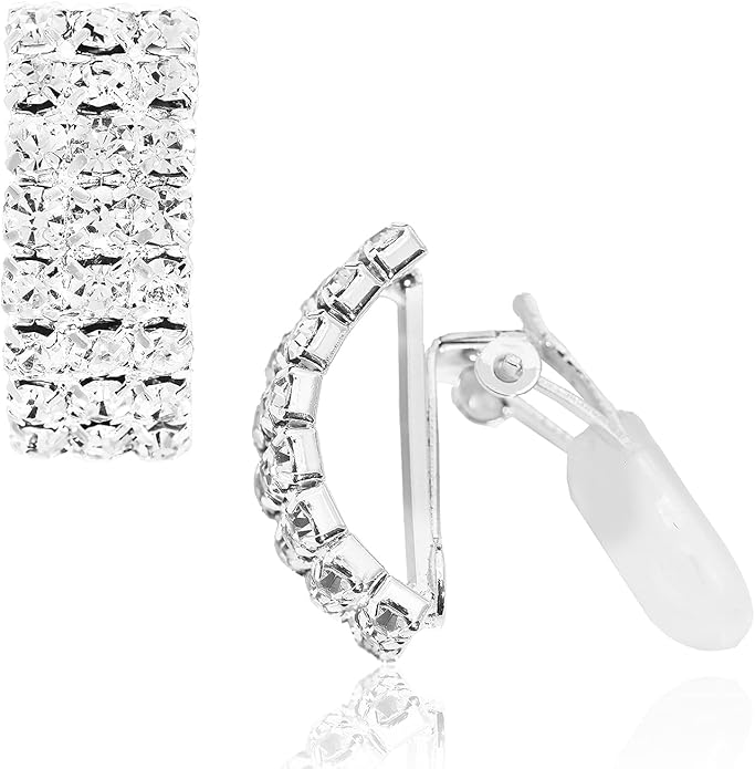 Spinningdaisy Clip On Earrings for Women | Non Pierced Earrings for Wedding