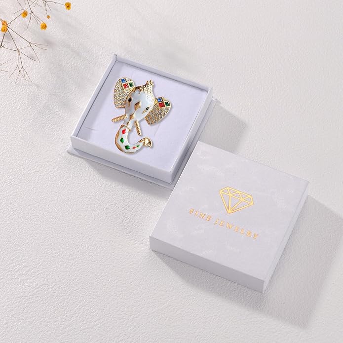 Animal Brooch Insect Bird Brooches Pearl Rhinestone Crystal Brooch 18k Gold-Plated Lapel Pins Jewelry Gifts Birthday Gifts for Women Men
