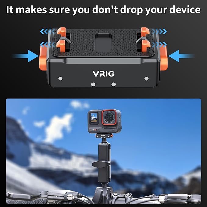 VRIG Magnetic Base for Insta360 Ace/Ace Pro Magnetic Quick Release Adapter Tripod Adapter Mount with Ace Pro/Ace/ X3/ X4/ X5/ ONE RS 1 inch 360 Degree Version/ONE RS Twin/ONE X2