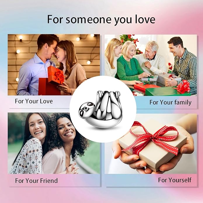 Bible Family Mom Wife Love Heart Dangle Charm 925 Sterling Silver Charms fits Bracelets and Necklace Pendant Bead Charms Jewelry Present for Women Family Friends