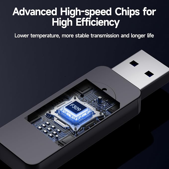 2 Pack 64GB USB Flash Drive, Metal Thumb Drives, USB 3.2 Up to 200MB/s Type A Memory Stick for Storage and Backup, F309