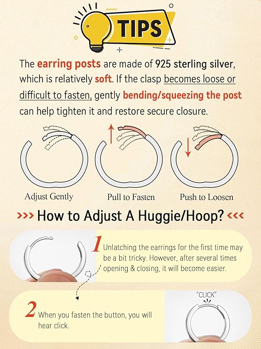 FaithHeart Sterling Silver Hoop Earrings for Women, Hypoallergenic Huggie Hoop Earrings Lightweight Small Cartilage Earrings Hoop Earring Dainty Everyday Earrings 6/8/10/12/14/15/16/18/20mm
