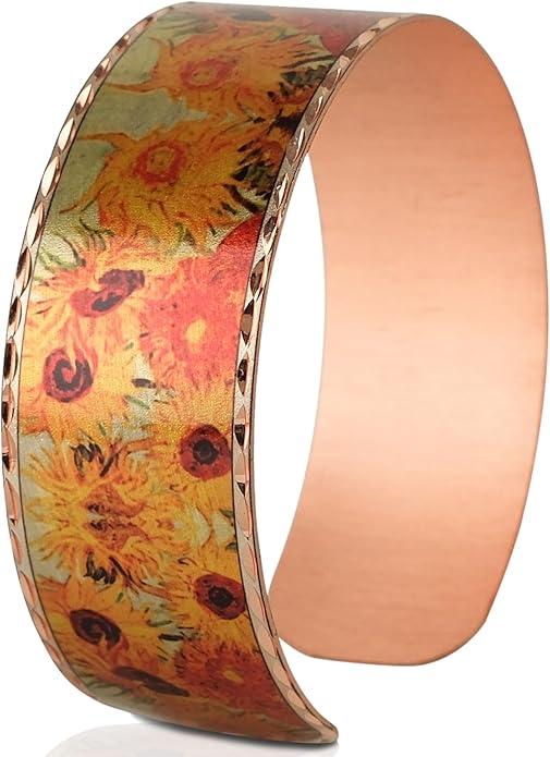 Moreni Copper Bracelet for Women with Wooden Gift Box – Art-Inspired Elegant & Timeless Handmade Jewelry Gift