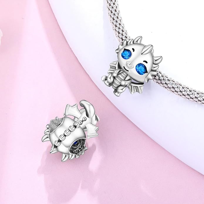 Cute Panda Animal 925 Sterling Silver Charms for Bracelets and Necklace Dangle Pendants Butterfly Elephant Dog Bead Jewelry Present for Women Family Friends