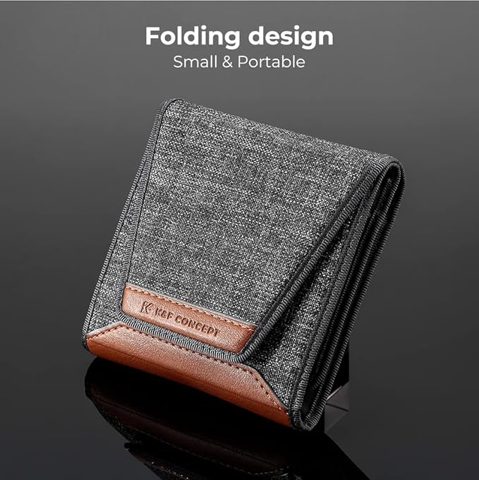 K&F Concept Lens Filter Pouch, Lens Filter Case 3 Pocket Professional Photography Filter Holder Belt Bag Pouch Water-Resistant and Dustproof for Filter Up to 82mm