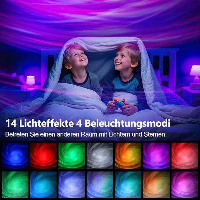 Larger Coverage Area Galaxy Projector,with Changing Galaxy Shapes Star Projector,Night Light with Bluetooth Speaker,White Noise,Gifts for Kids,Adults,Christmas,Birthday(White)