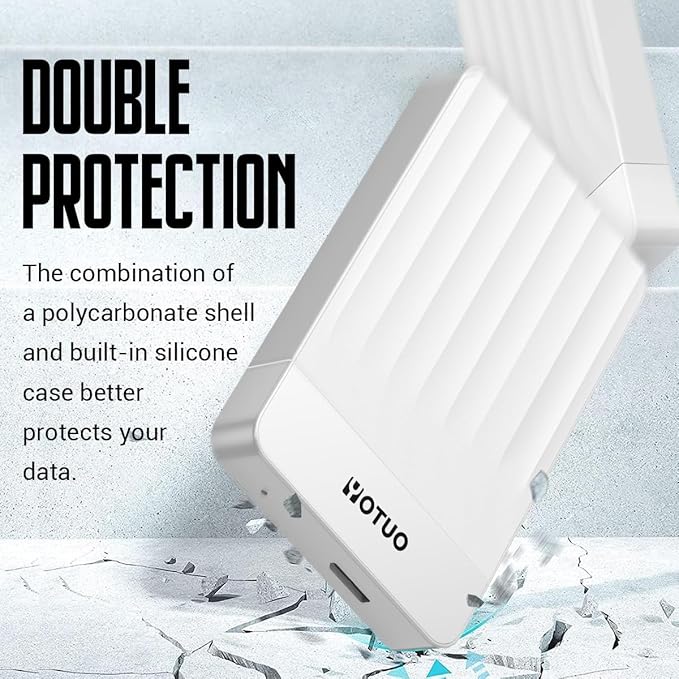 Portable External Hard Drive Storage Expansion Mobile HDD USB 3.0 for PC, Mac, Desktop, Laptop, PS4, PS5, Xbox One X/S, Xbox 360, Xbox Series X/S, Office & Game (White, 750GB)