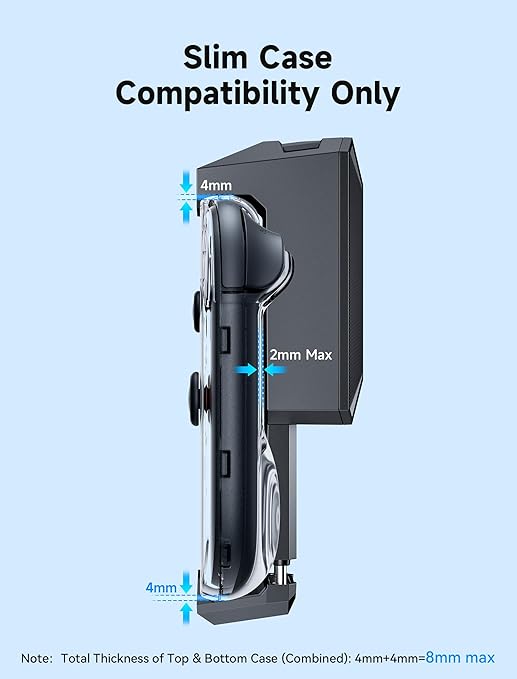 JSAUX Cooling Fan for Nintendo Switch 2 (2025), Cool Down Accessories for Switch 2 (Stepless Adjustable Fan Speed), Cools to Enhance Performance & Extend Console Battery Life - Black (GP0201A)