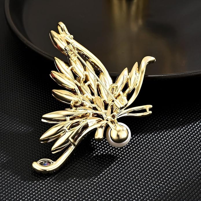 Animal Brooch for Women Girls Rhinestone Animal Brooch Lapel Pin Jewelry Gift for Mom Wife