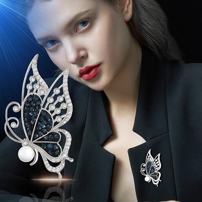 Animal Brooch for Women Girls Rhinestone Animal Brooch Lapel Pin Jewelry Gift for Mom Wife
