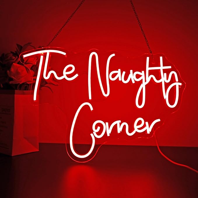 Neon Sign, HSJNJKFU Neon Signs for Wall Decor Red Led Light up Signs Bar Sign for Man Cave, Party, Club, Restaurant, Cafe, Shop, Room Home Decor, USB Powered