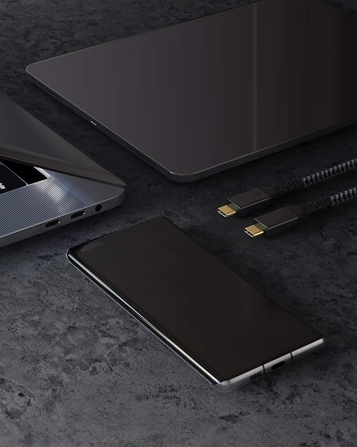 Maxonar [4Ft] Thunderbolt 4 Cable, 240W Thunderbolt Cable 40Gbps Sync 8K/5K@60Hz Display and for Thunderbolt 4, Thunderbolt 3, USB4, and USB-C Devices