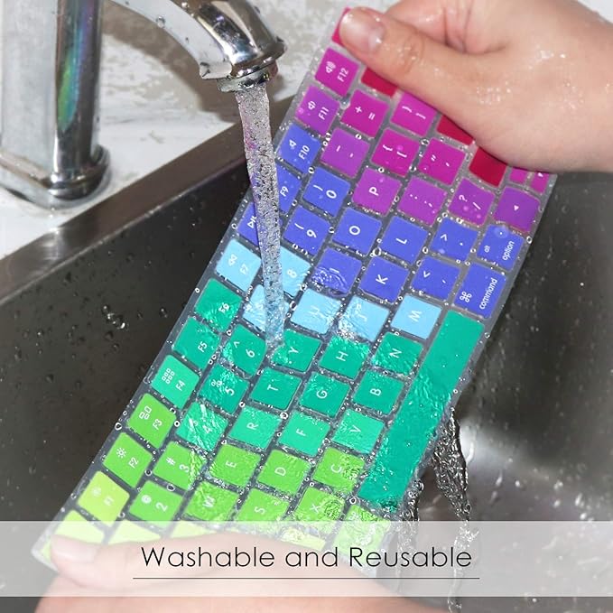Allinside Rainbow Cover for Apple Magic Keyboard (MLA22LL/A) with US Layout