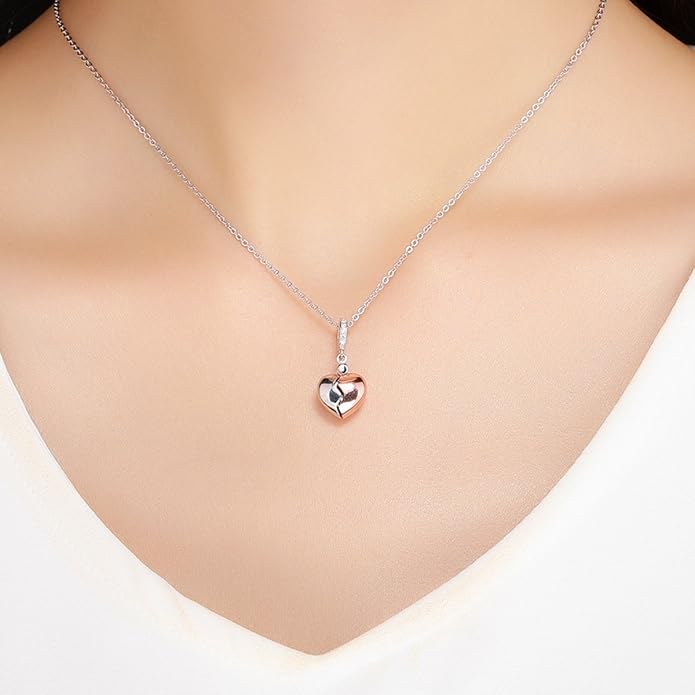 NINGAN “I Love You” Dangle Charm Love Heart Pendant Bead for Women Wife Girlfriend with 5A Cubic Zirconia for Charm Bracelets 925 Sterling Silver