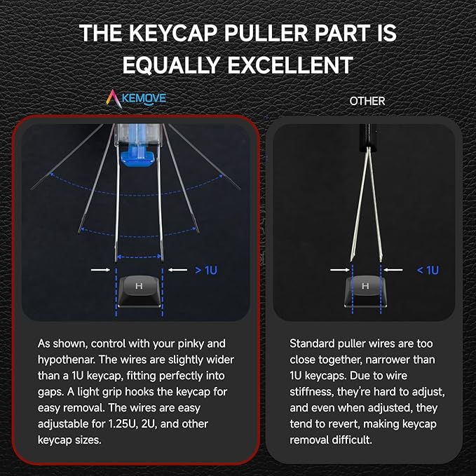KEMOVE P10 2-in-1 Switch & Keycap Puller for Mechanical Keyboards, Quick & Painless Removal, DIY Customization, Maintenance, Cleaning for Beginners & Enthusiasts