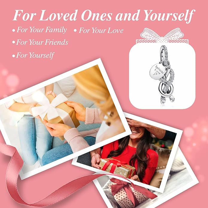 Family Mom Heart Charms 925 Sterling Silver Bead for Bracelets and Necklaces For Women Jewelry Present