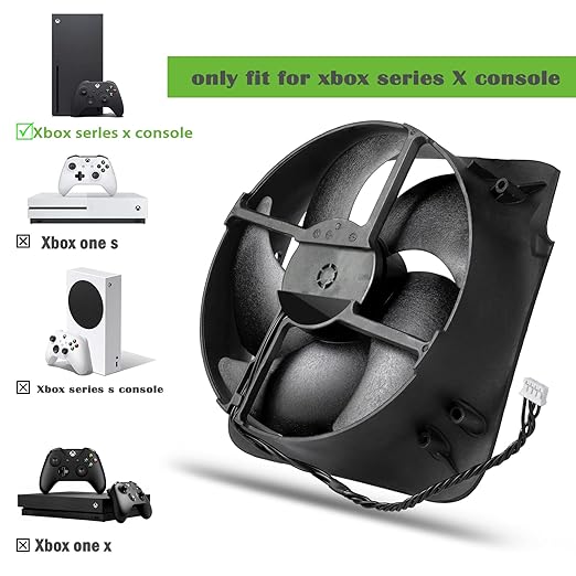 Replacement Internal Cooling Fan for Xbox Series X (XSX) Console，with Opening Tool