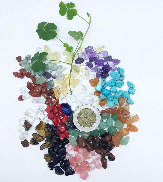Gemstone Beads Natural Irregular Shaped Stone Chips Crystal Energy Healing Power for Jewelry Making(15-4)