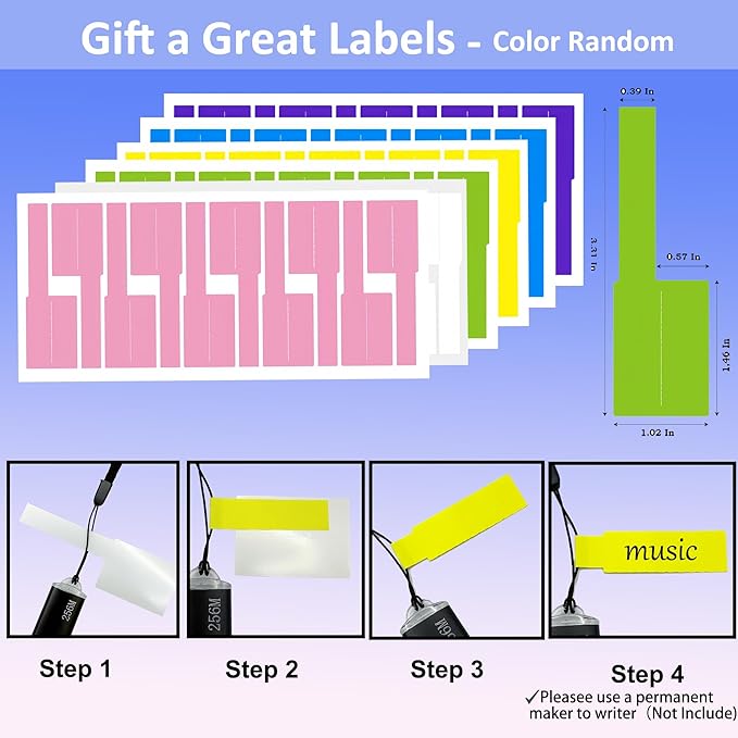 8GB FAT32 USB Flash Drive 20 Pack Nicepicten Bulk USB 2.0 Thumb Drives 20Pack Metal Jump Zip Drive Memory Stick Pendrive Memoria USB 8 GB with 20PCS Lanyard Label - Mixcolor 20 X 8GB Flash Drives