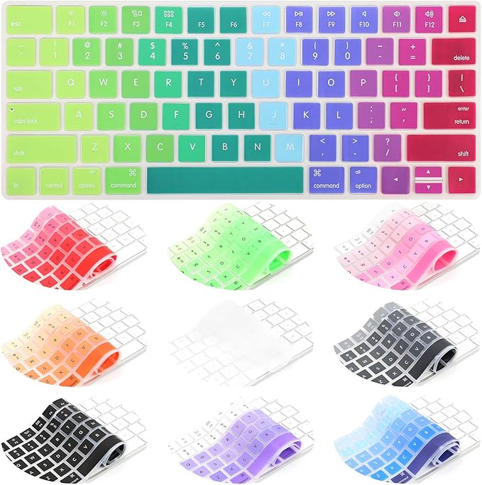 Allinside Rainbow Cover for Apple Magic Keyboard (MLA22LL/A) with US Layout