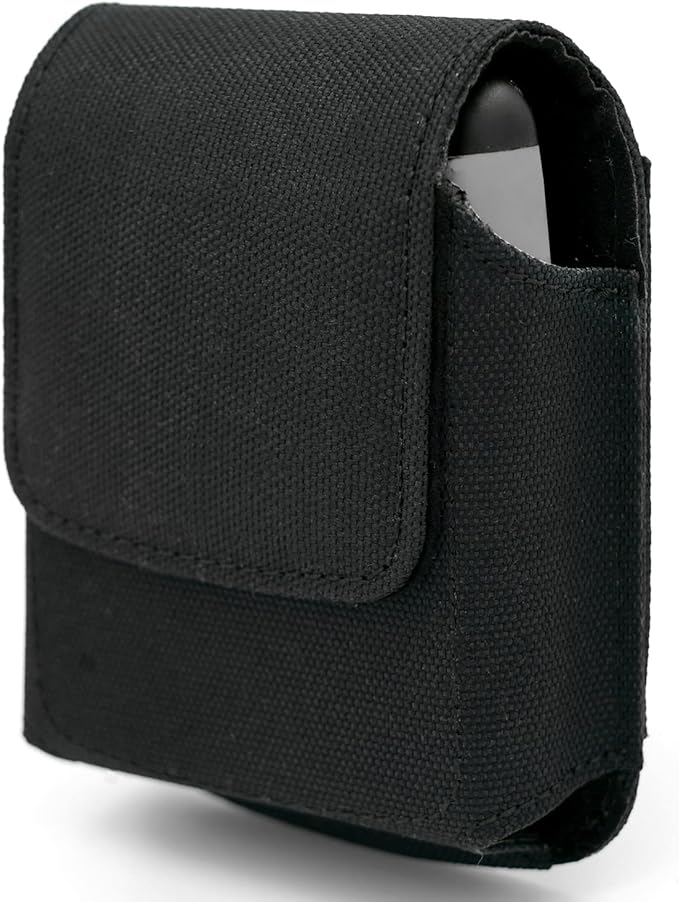 BECPLT for Galaxy Z Flip7 FE 7 6 5 4 3 Nylon Cell Phone Pouch Holster Case with Belt Clip Cover for Samsung Galaxy Z Flip 5G Motorola Razr 40 Ultra Motorola Razr 2022 2019