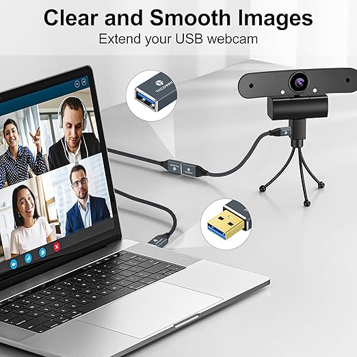 USB 3.0 Extension 3.3FT, USB Male to Female USB 3.0 Extender Cable for Webcam, Camera, Phone, USB hub, Mouse, Keyboard, Printer, Hard Drive, Headset
