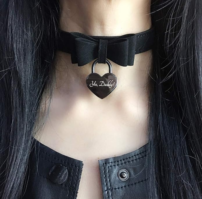Bell Choker Collar Necklace Lolita Bow Collar Cat Kitty Velvet Necklace