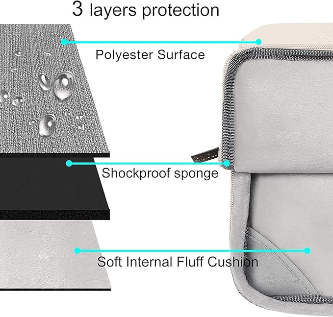 MOSISO Compatible with MacBook Air 13 inch Case 2025 2024 2023 2022 M4 A3240 M3 A3113 M2 A2681, Hard Shell&Sleeve Bag&Keyboard Skin&Webcam Cover&Screen Film for MacBook Air 13.6 inch, Beige