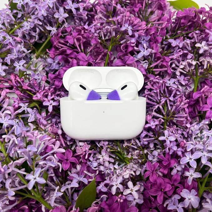 Comply Memory Foam Replacement Earbud Tips for Apple AirPods Pro 1 & 2 | Ultimate Comfort, Secure Fit, Superior Noise Isolation | Anti Slip, Prevent from Falling Out | Purple (S/M/L) (3 Pairs)