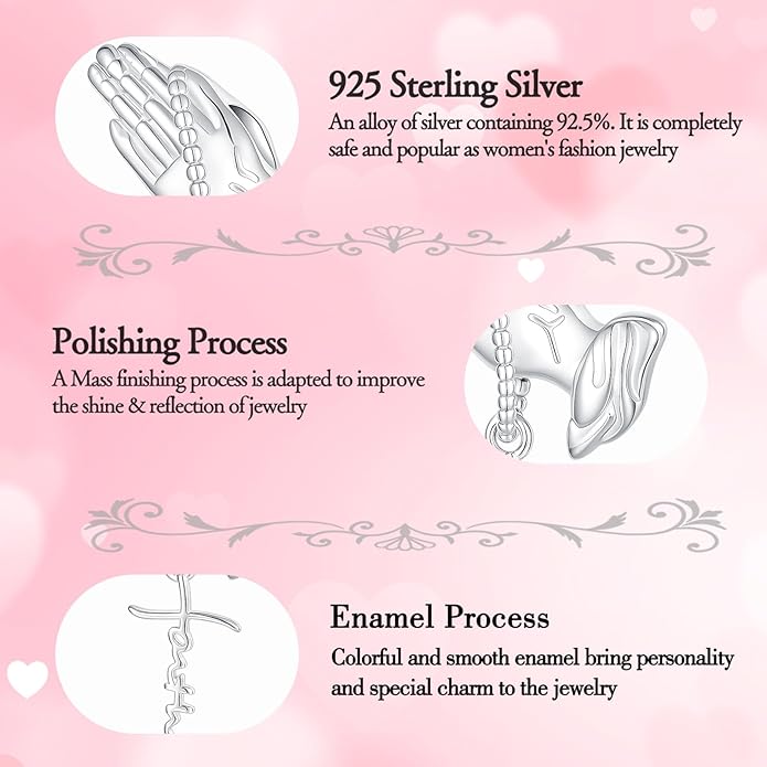 925 Sterling Silver Charms for Bracelets and Necklaces Charms for Women Fashion Jewelry for Women Friend and Mother