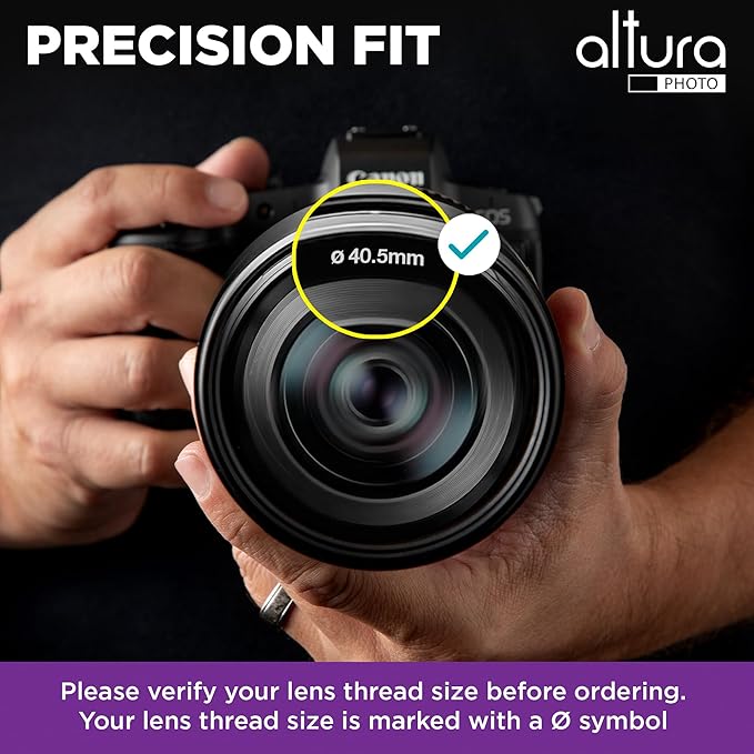 Altura Photo 40.5mm Lens Filter Kit - Multi-Coated UV Protector, CPL Polarizing and ND Neutral Density Filters + Case for Camera Accessories & Lenses