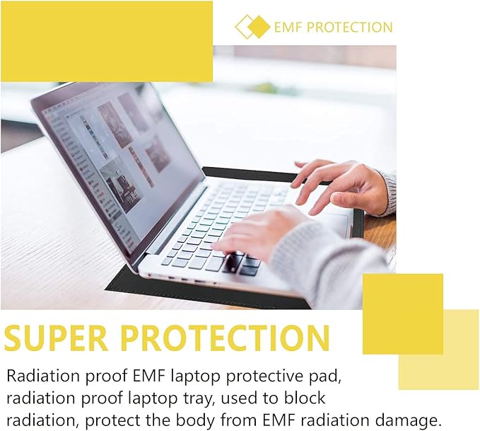 Laptop Protection Shield, Anti Radiation & Heat Shielding Laptop,to Protect The Body from The Impact, Fits Laptops, Notebooks, Table