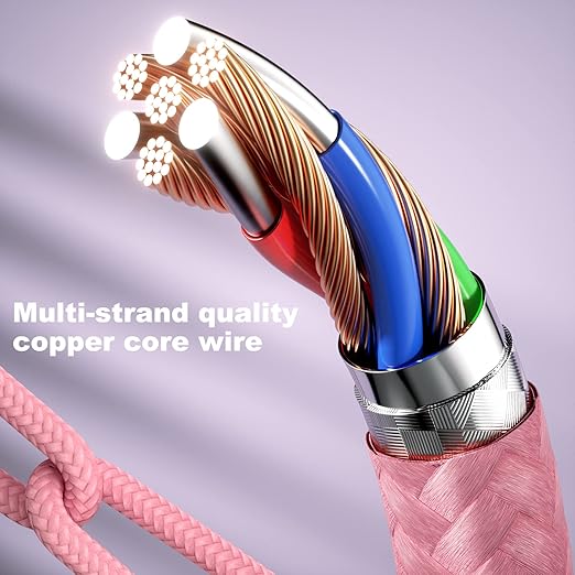 iPhone Charger 3 Pack 10FT USB A to Lightning Cables 90 Degree Charge Cable MFi Certified Nylon Braided Fast Charging Cord for iPhone 14/13/12/11/X/Max/8/7/6/6S/5/5S/SE/Plus/iPad
