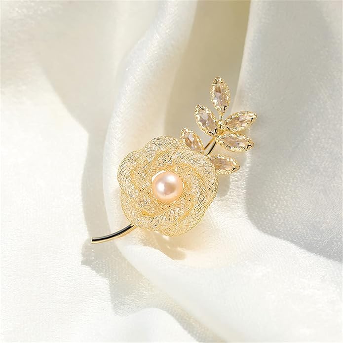 Brooch Pins For Women Fashion, Flower Brooches Jewelry For Women Floral Series Brooches And Pins Designer Lady's Costume