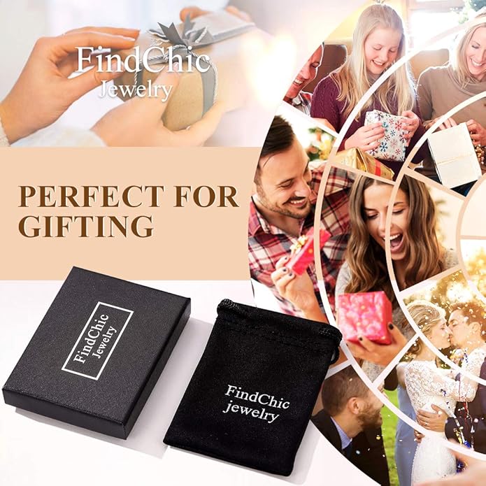 FindChic Personalized Matching BFF Necklace for 2/3/4/5/6 Puzzle Name Heart Pendant Stainless Steel Couple Necklace Set Customized Necklaces for Teen Girls