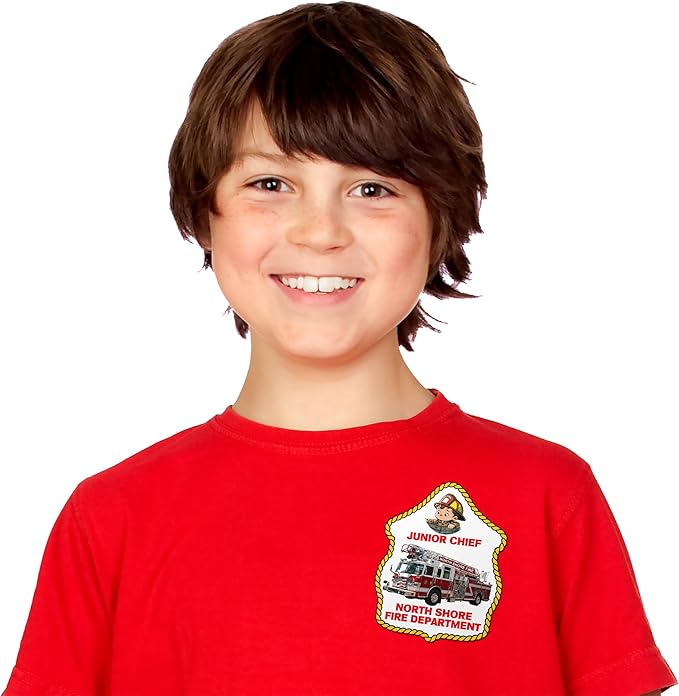 Kenco Kids Customizable Plastic Firefighter Hats -Choose your style, add your name or department