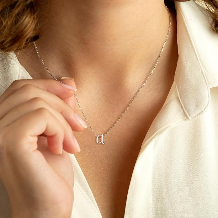 Yoosteel Valentines Gifts for Her Women - Layered Initial Necklaces for Women Trendy 14K Gold Plated Letter A-Z Necklace Gold/Silver Initial Necklace Stack Birthday Gifts for Teen Girls Jewelry