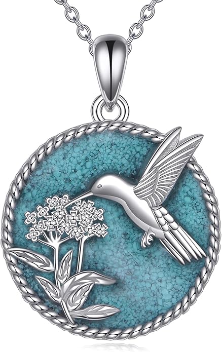 YFN 925 Sterling Silver Hummingbird/Cardinal/Cat Necklace for Women Animal Pendant with Adjustable 18"+2" Chain Jewelry Gift for Christmas, Valentine's Day, Mother's Day, Birthday-Gift Box Included