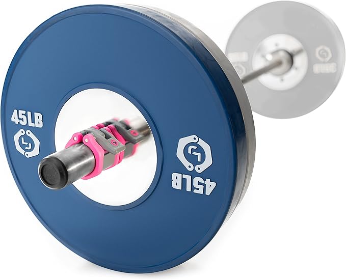Lock-Jaw HEX 50mm / 2" Olympic Barbell Collar (Pink)