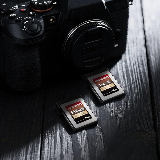PERGEAR 1TB Cfexpress 4.0 Type B Memory Card(Master Series),3500MB/s Write Speed & 3400MB/s Read Speed,8k RAW Video Recording & Photo,Compatible with C500 Mark III,1DX Mark III;Z6,Z7II,Z9,D850;DC-S1